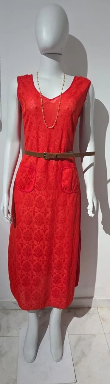 Vestido de renda com bolso tamanho G