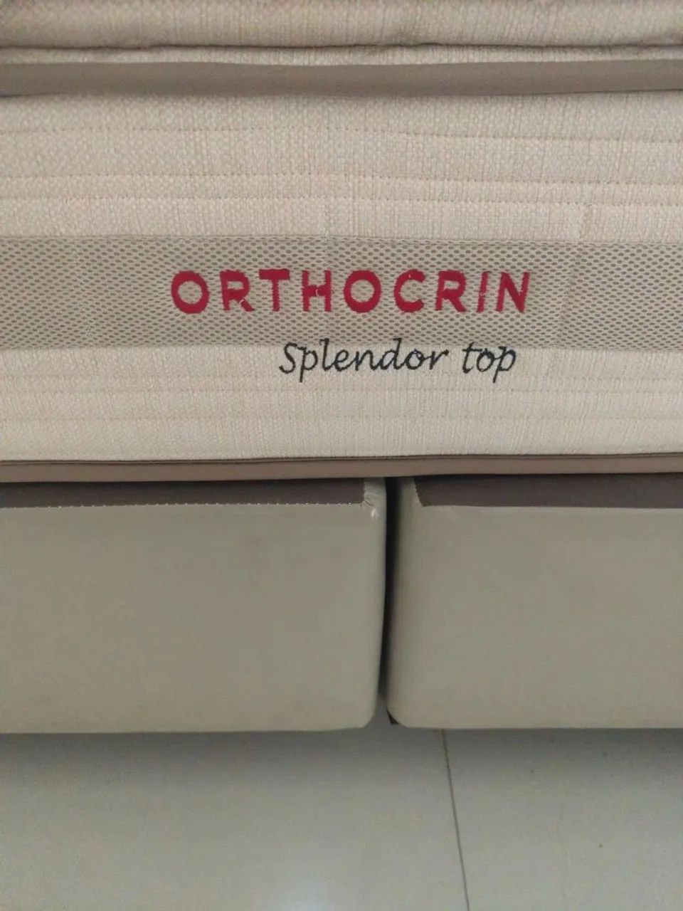 Cama King Orthocrin Splendor Top + Box - 3 anos de uso - Foto 3