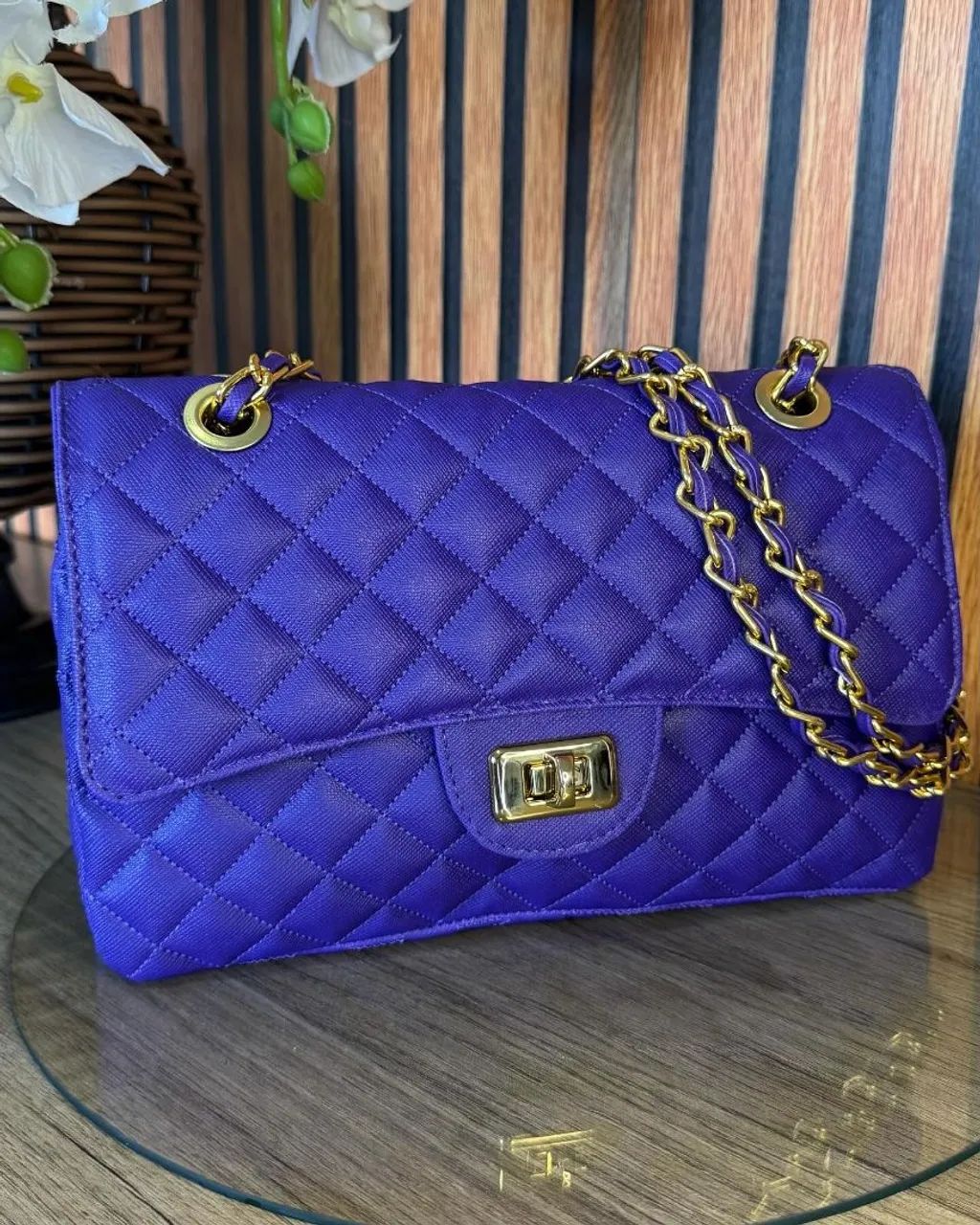 BOLSA MÉDIA MATELASSÊ CLASSICA - Foto 4
