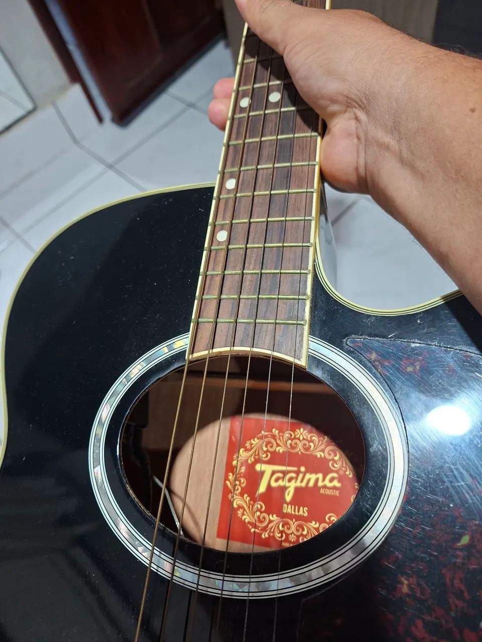 Violão elétrico tagima dallas  - Foto 4