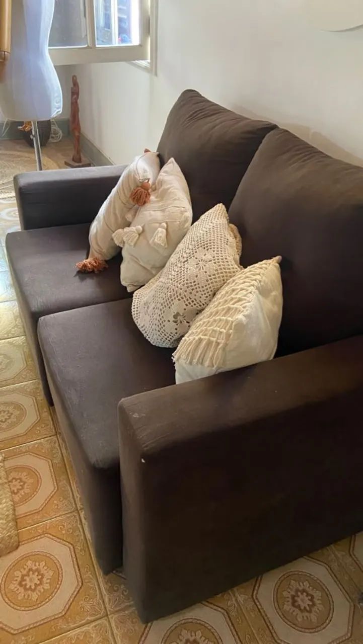 VENDO SOFÁ DE 2 LUGARES COM ASSENTO RETRÁTIL