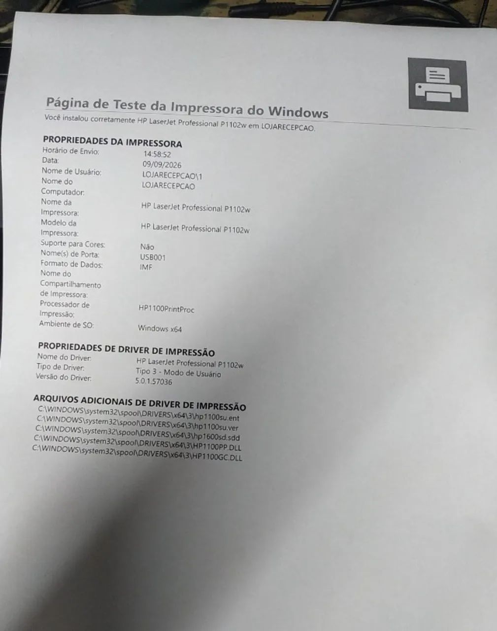 Impressora HP P1102W com wifi  - Foto 2