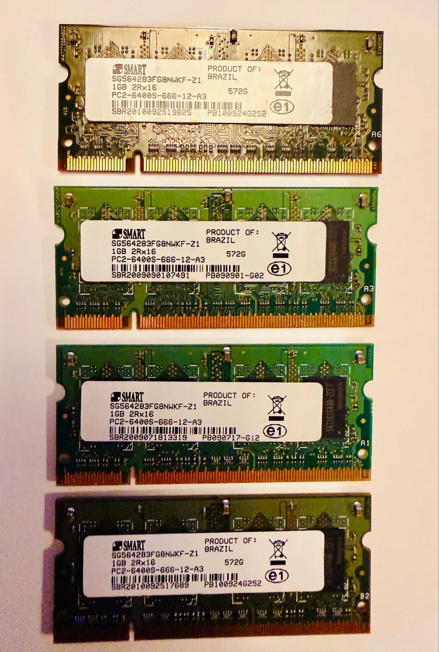 Memória RAM DDR2 1GB 800MHz Smart Para Notebook - Foto 2
