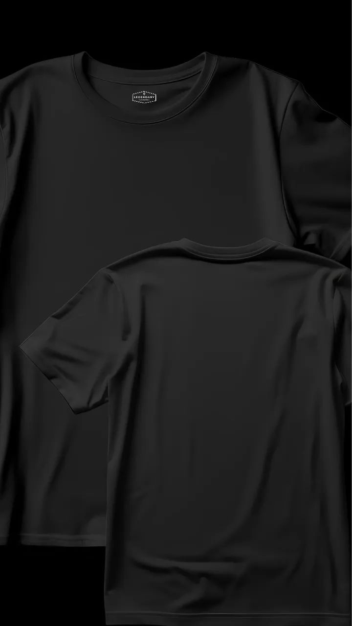 Camiseta Algodão Egípcio Preta (NOVA) - Foto 4