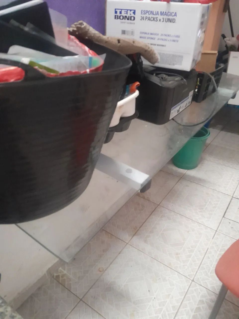 Tampo de vidro 