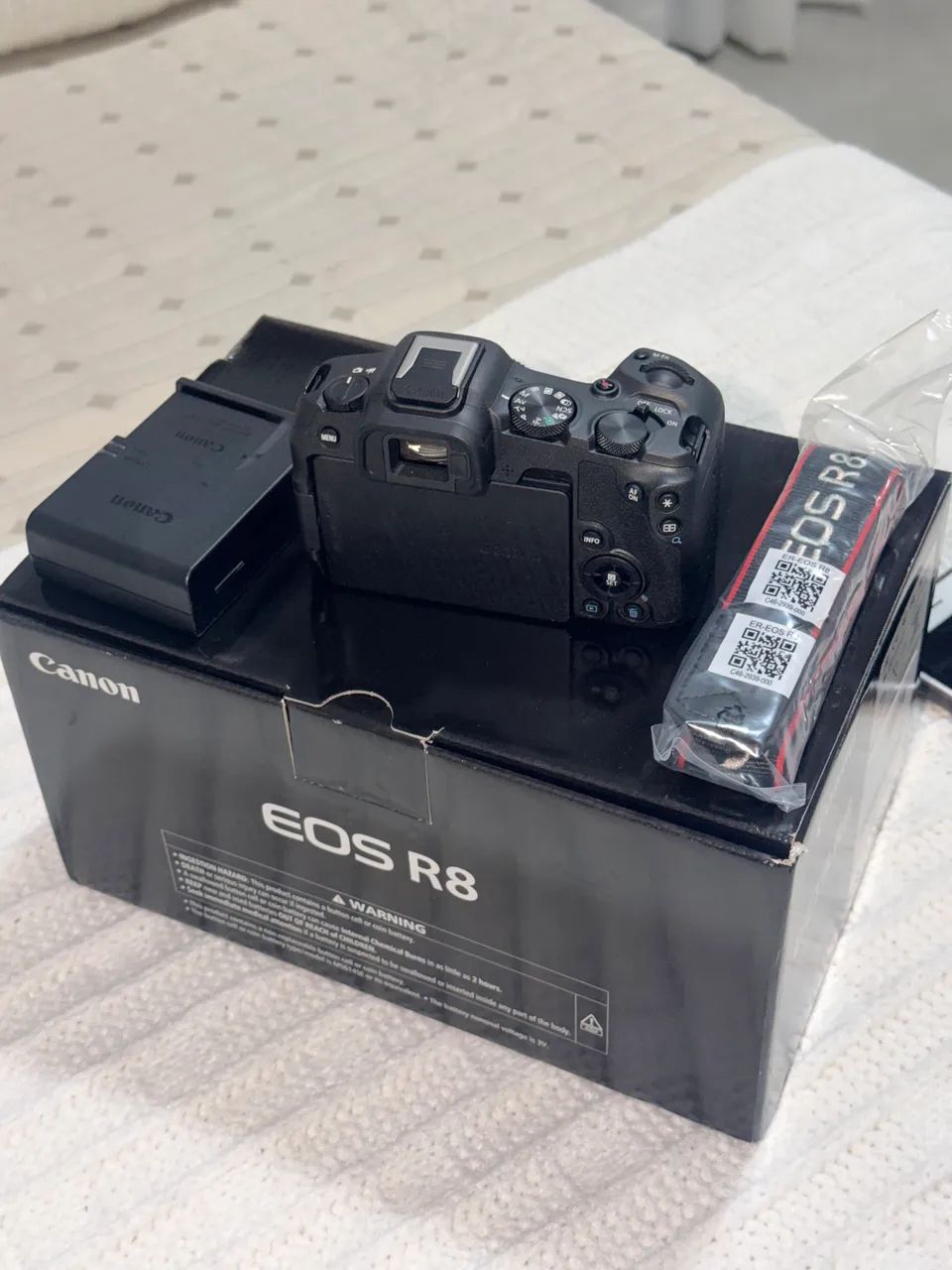 Câmera profissional: Canon EOS R8