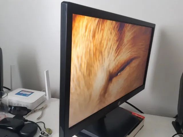 Monitor LED HP V198bz G2 18.5 polegadas em perfeito estado - Foto 5
