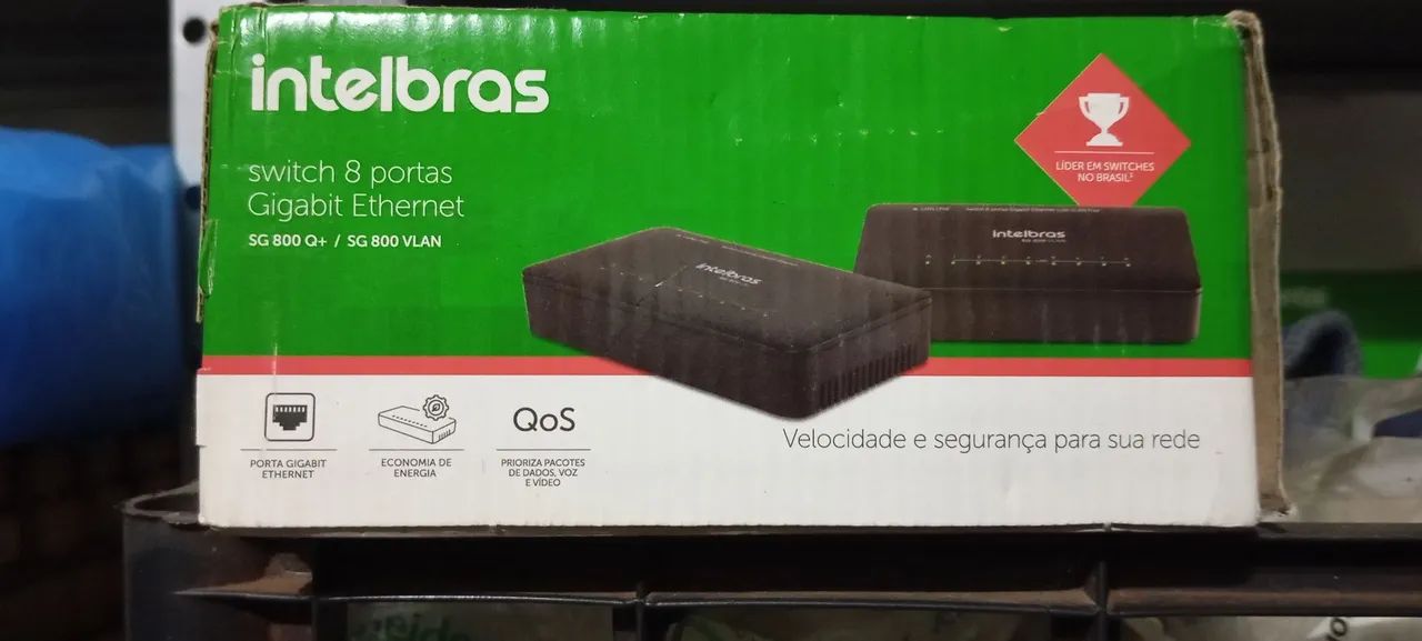 Switch Intelbras SG800 Q+ 8 portas gigabit - Foto 3