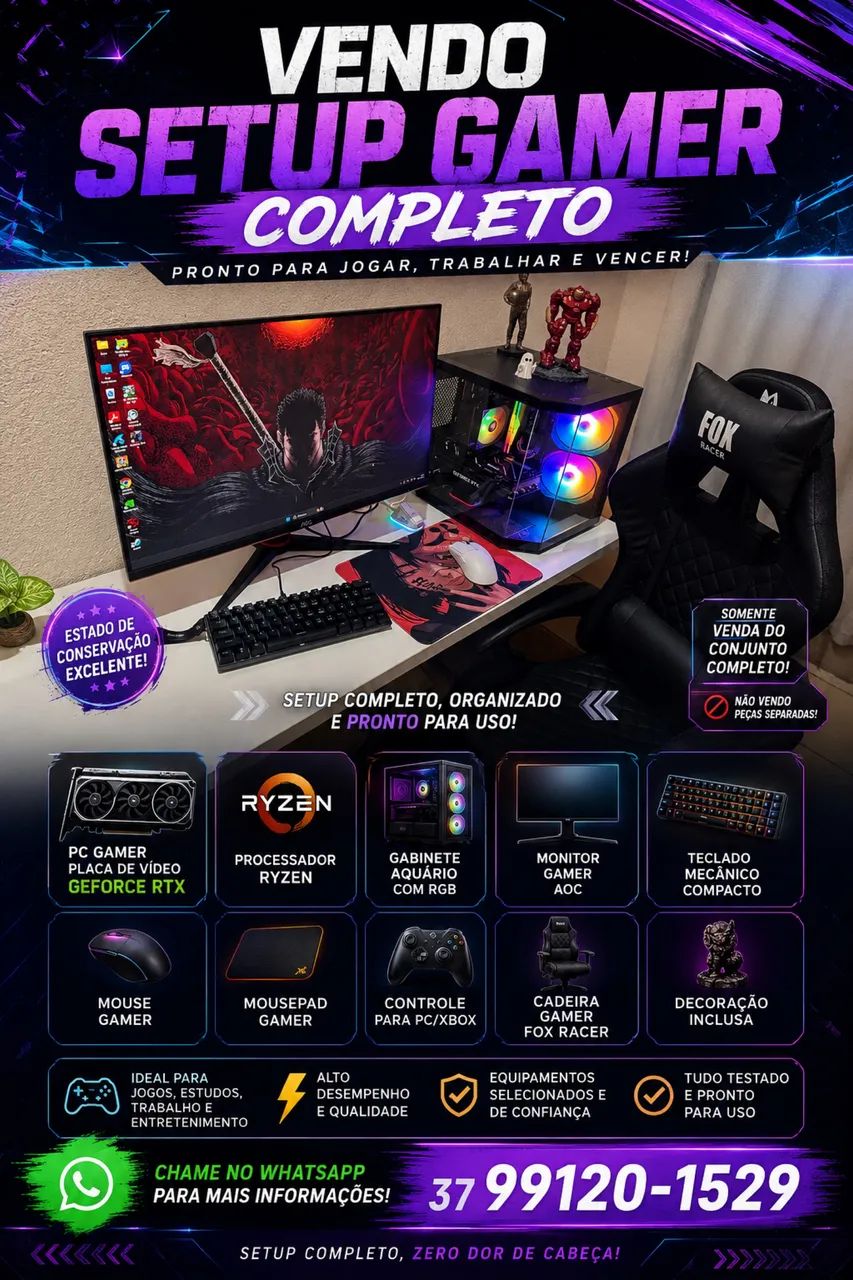 Vendo pc gamer completo  - Foto 3