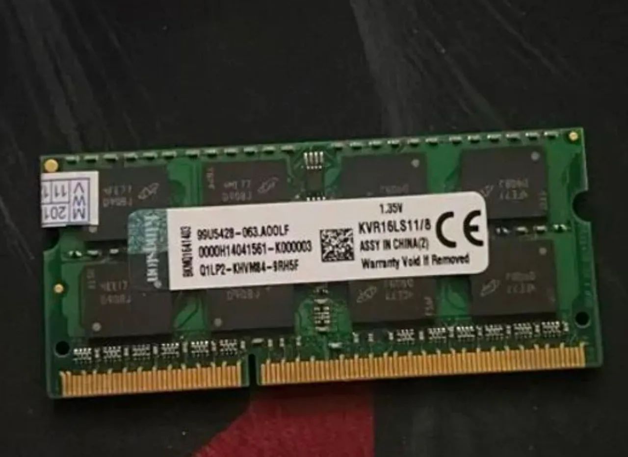 Memoria ddr3 8gb kingstone
