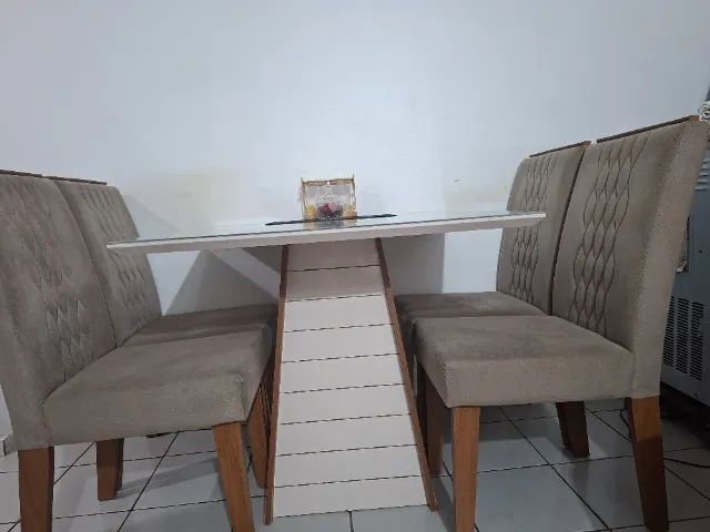 Mesa de jantar quadrada - Foto 4