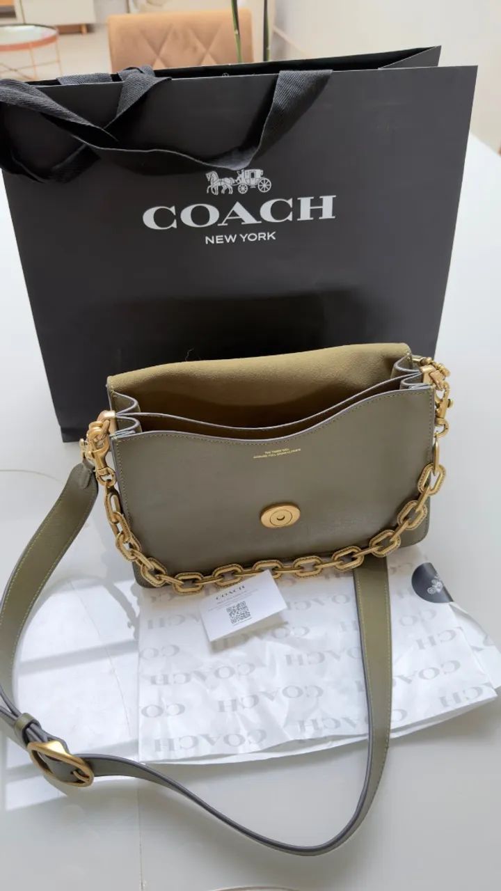 Bolsas coach de ombro Chain Tabby - Foto 5