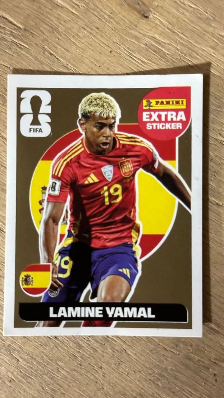 Figurinha extra Stocker lamine Yamal