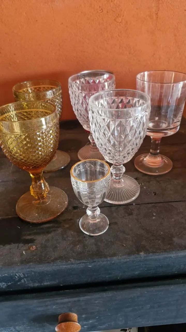 Pratos, xícaras e taças de vidro - Foto 3