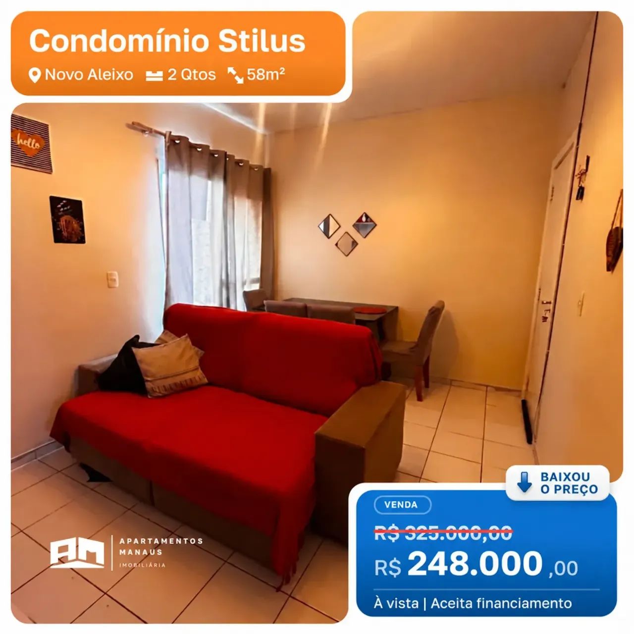 Condomínio Stilus - 2 Quartos - Novo Aleixo