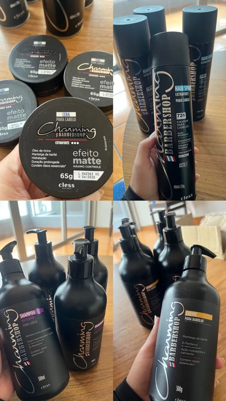 29 produtos para barbearia Charming
