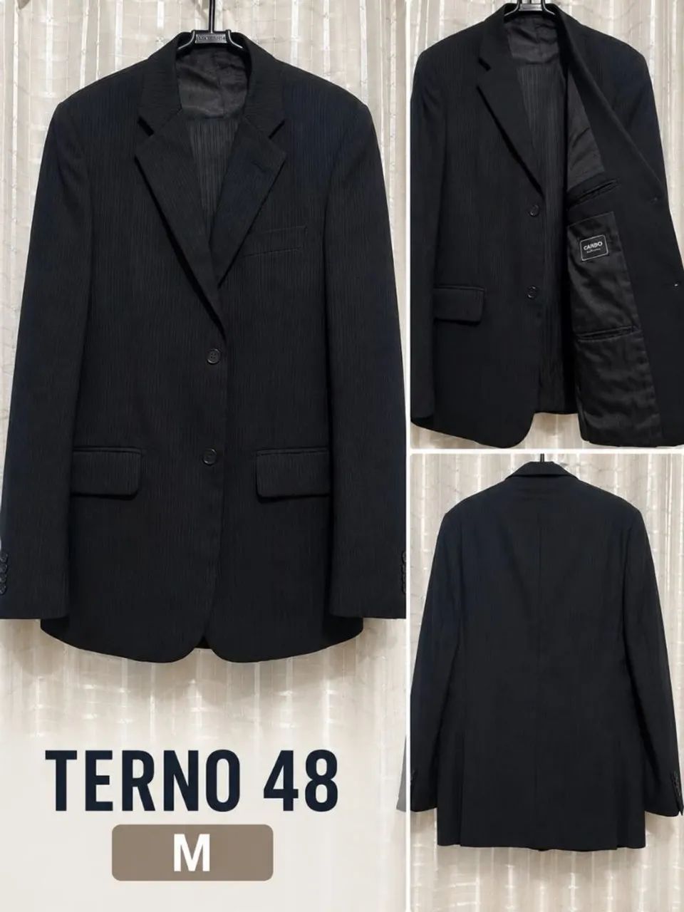 Terno preto Tamanho G