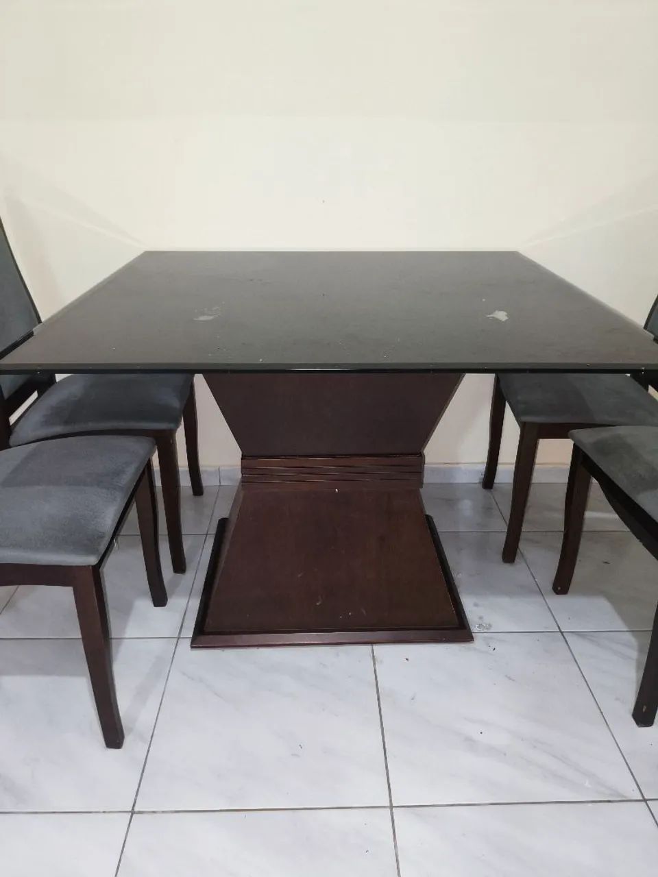 Mesa de jantar 4 cadeiras - Foto 3