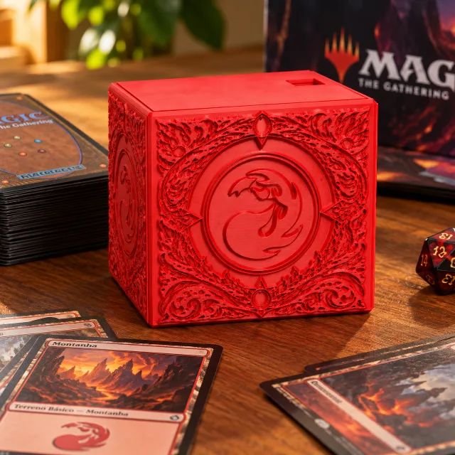 Deck Box para Cartas Magic The Gathering Caixa para Deck - Foto 2