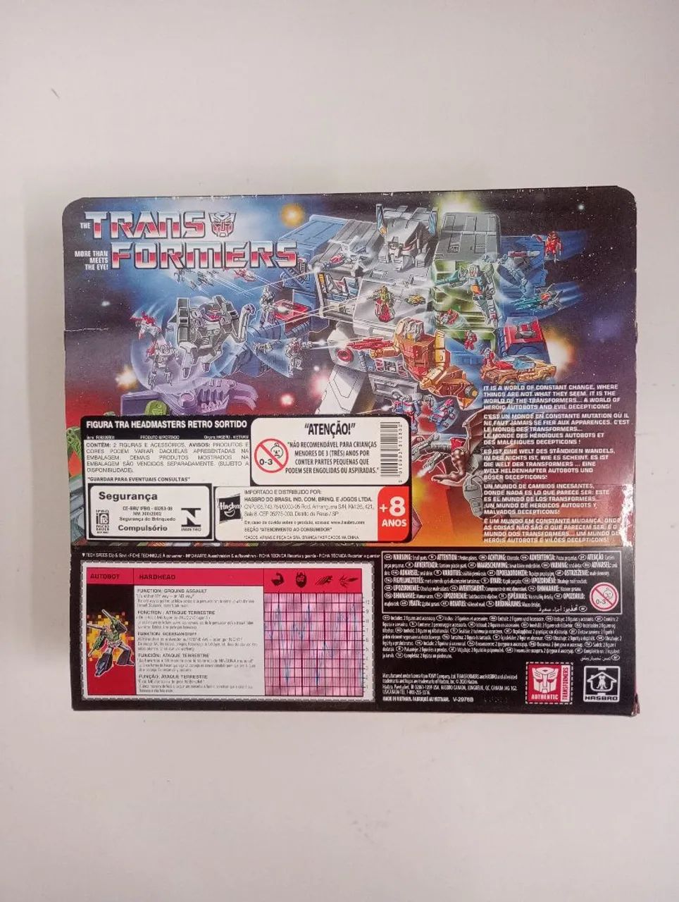 Transformers headmasters Hardhead lacrado  - Foto 3