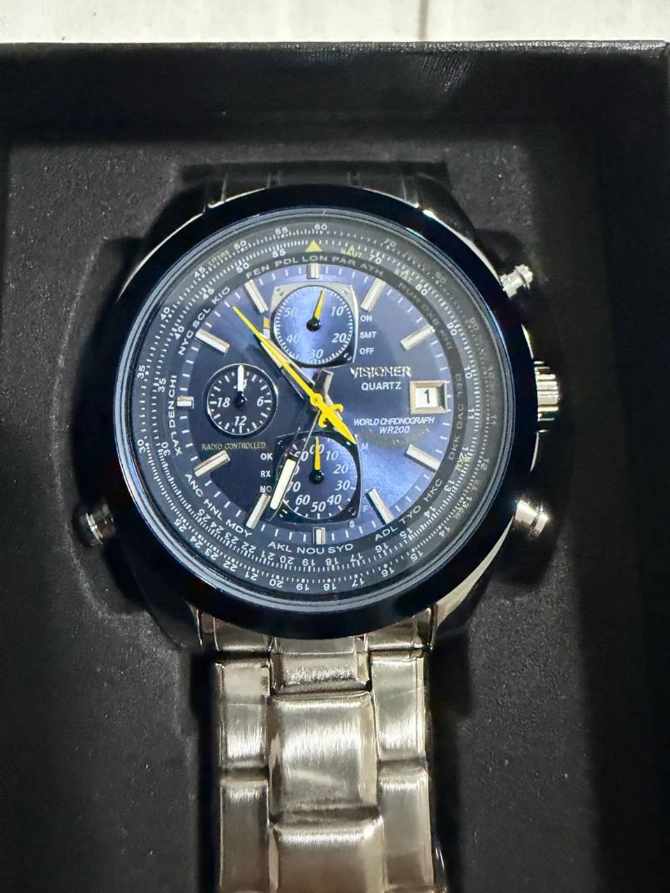 Relógio visioner original novo quartz - Foto 4
