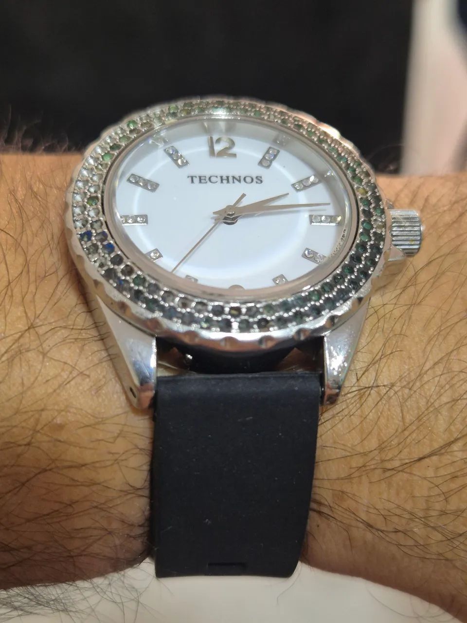 Relógio TECHNOS CERAMIC À QUARTZ  -  ÓTIMO ESTADO - Foto 2
