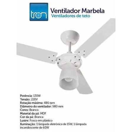 Ventilador de teto 220v