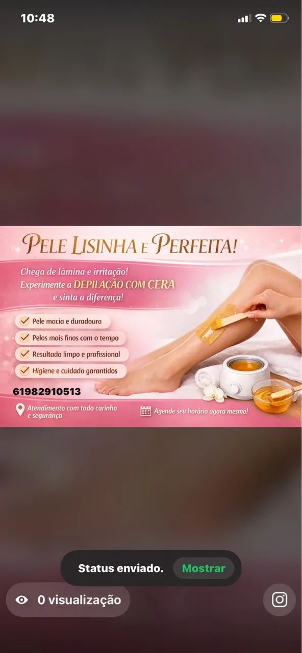 Depilação na Cera