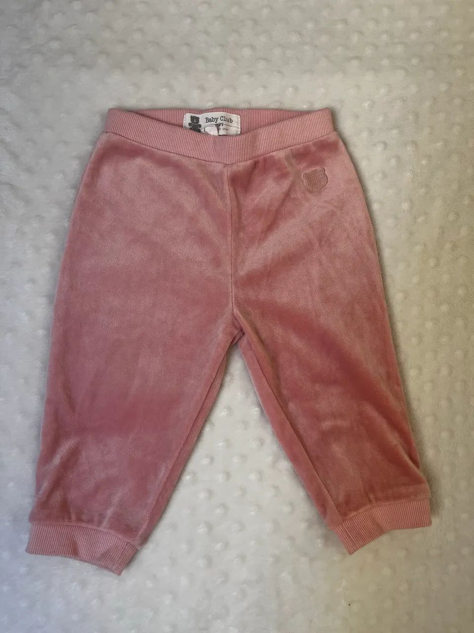 Conjunto infantil de frio rosa camurça  - Foto 2