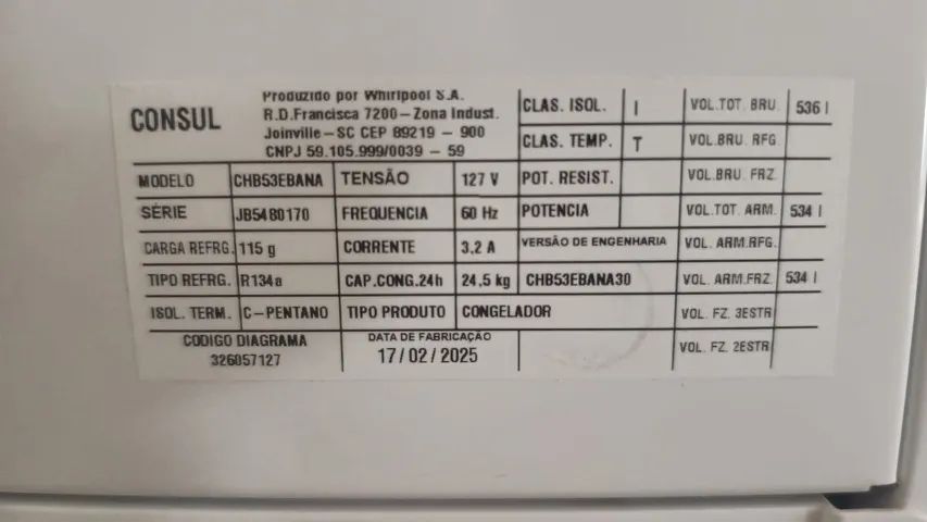 Refrigerador/freezer Consul 534lts - Foto 3