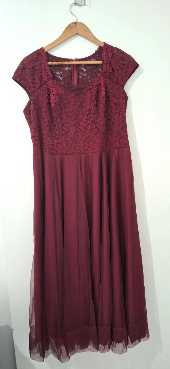 Vestido de festa Marsala - Foto 2