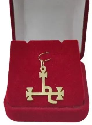 Sigilo de Lilit em ouro 18k - colar - pingente - Foto 2