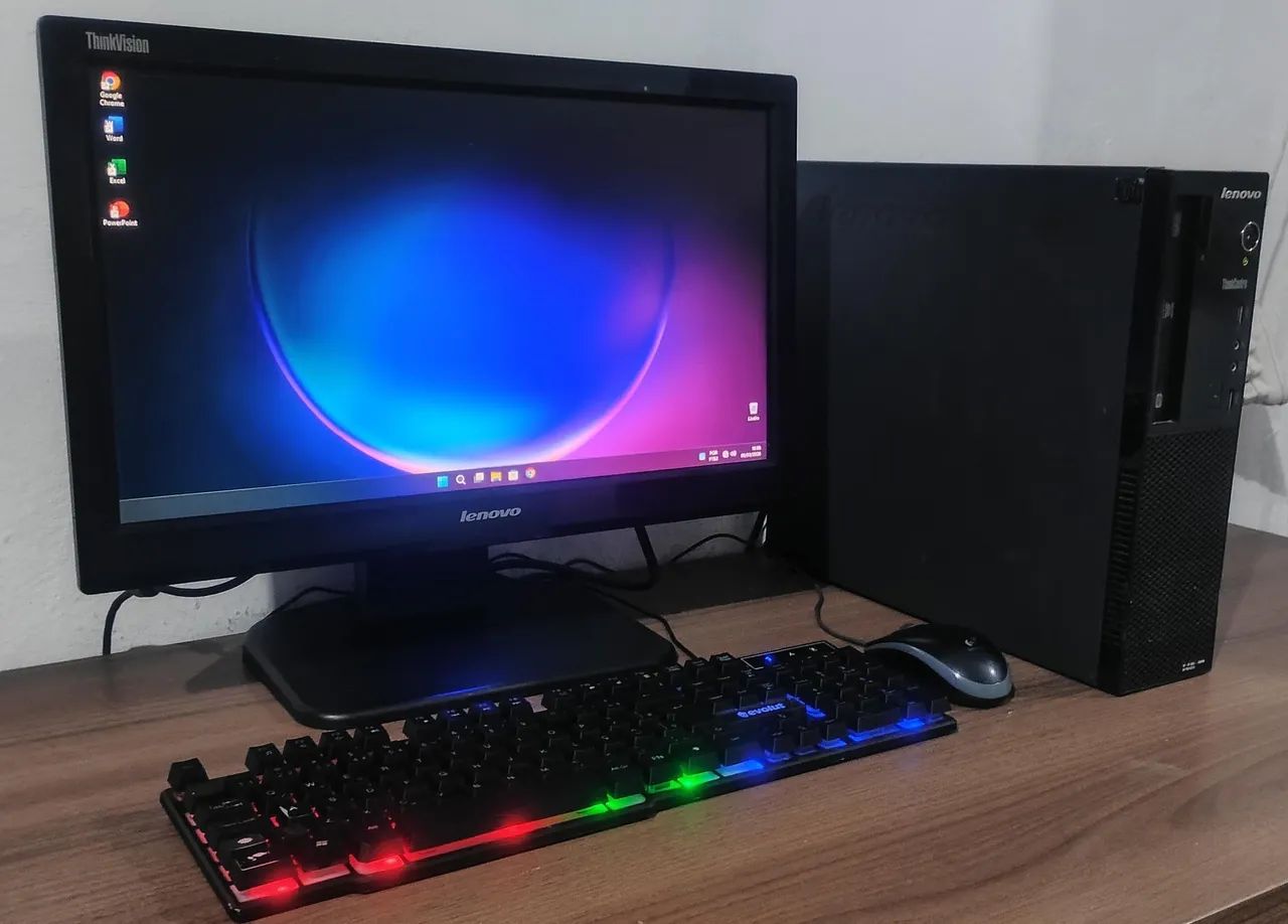ThinkCentre - I3 4th- SSD/HD + Monitor + Mouse/teclado - Foto 3