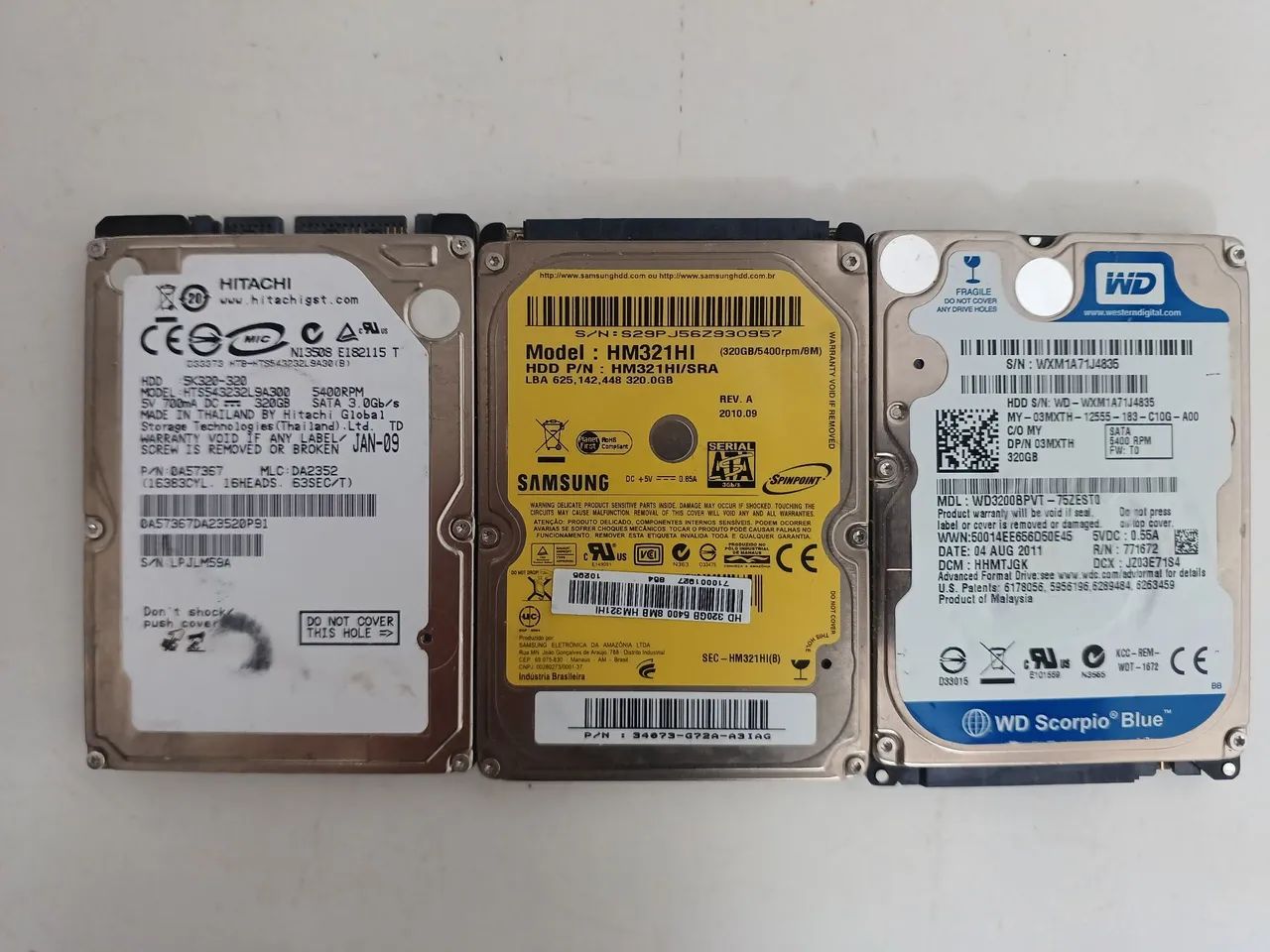 3 hds 320GB 2.5 notebook  - Foto 2