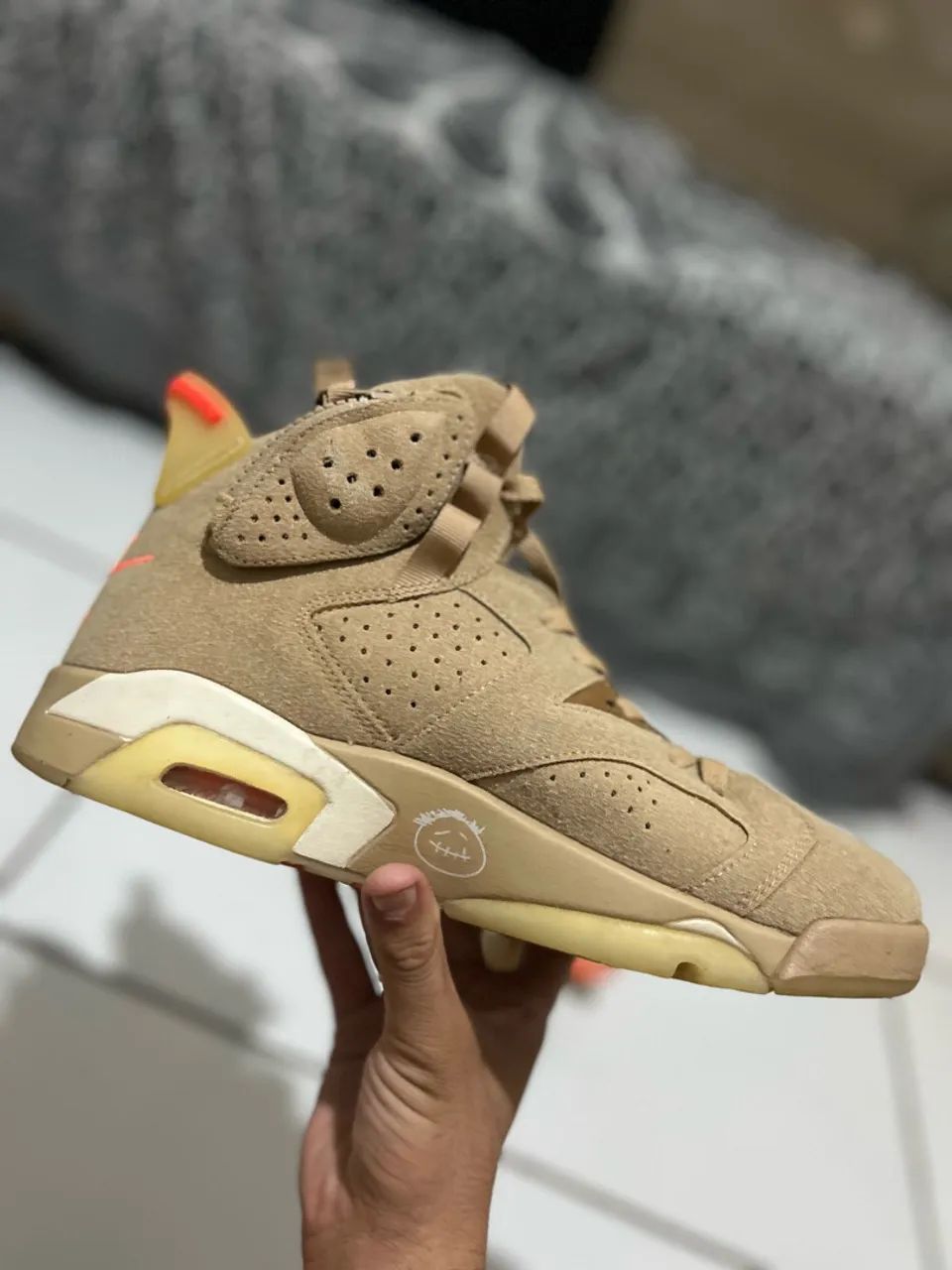 Jordan 6 Travis Scott British Khaki. - Foto 4