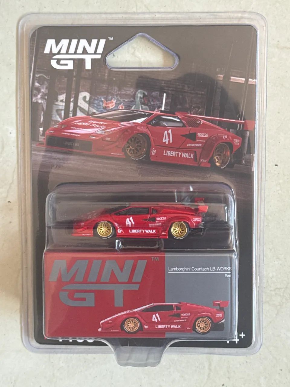 Mini Gt Lamborghini Countach LB Works 1/64