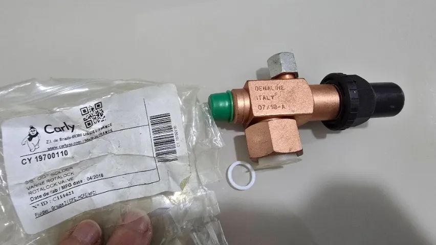 Válvula Rotalock 3/8" cobre Carly - Refrigeração e Climatização - Foto 4