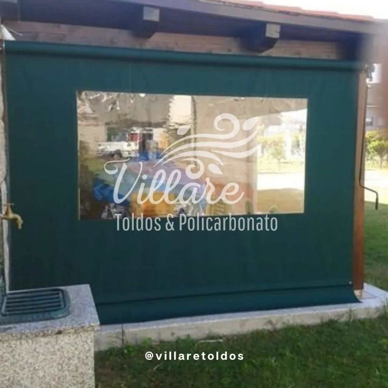 Toldo Cortina com Visor Central - Foto 4