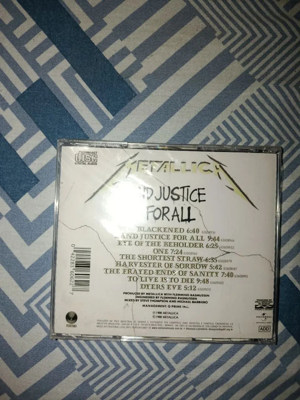 CD Metallica - And Justice for All - Foto 2