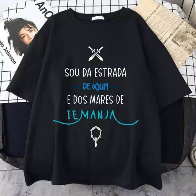 CAMISETA IEMANJA E OGUM - UMBANDA / CANDOMBLE - Foto 4