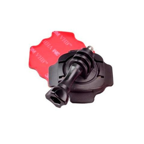 Suporte Capacete 360 Graus Giratório Adesivo Gopro 1 2 3 - Foto 3