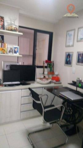 Apartamento com 2 dormitórios à venda, 110 m² por R$ 550.000 - Jatiúca - Maceió/AL - Foto 5