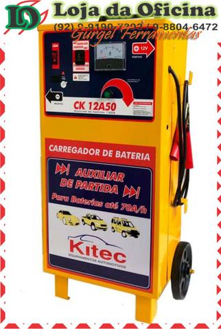 Carregador de Bateria 15V 50A com Auxiliar de Partida 70A/h - KITEC-CK-12A50