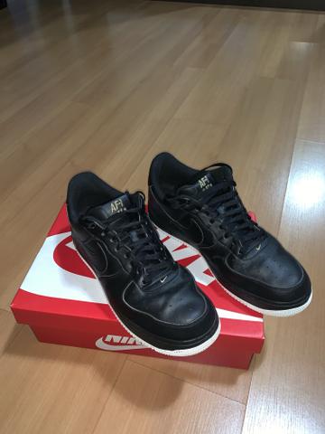Tenis Nike Air Force AF-1 82 Preto Couro Parcelo - Foto 2