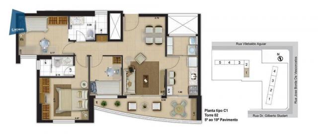 Apartamento com 3 dormitórios à venda, 71 m² por R$ 455.000,00 - Cocó - Fortaleza/CE - Foto 18