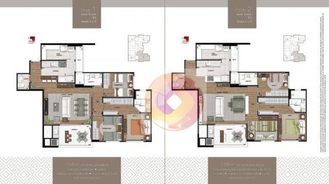 Apartamento com 3 dormitórios à venda, 106 m² por R$ 784.742,00 - Boa Vista - Curitiba/PR - Foto 9