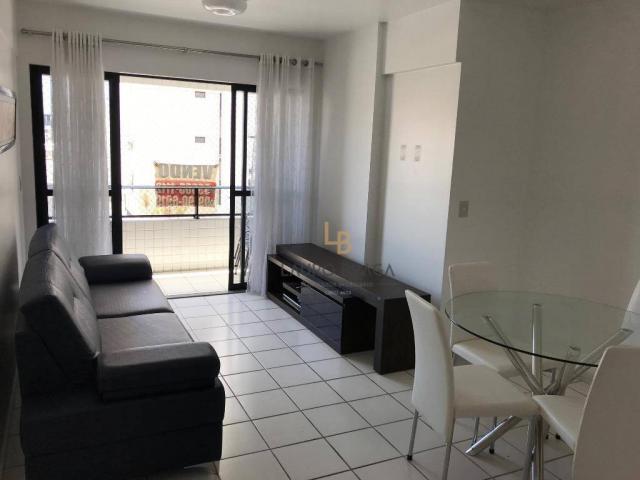 Apartamento com 3 dormitórios à venda, 76 m² por R$ 340.000 - Jatiúca - Maceió/AL - Foto 2