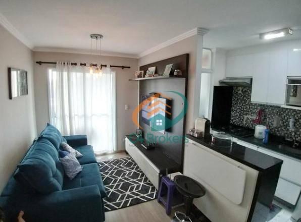 Apartamento com 2 dormitórios à venda, 47 m² por R$ 276.000,00 - Vila Augusta - Guarulhos/