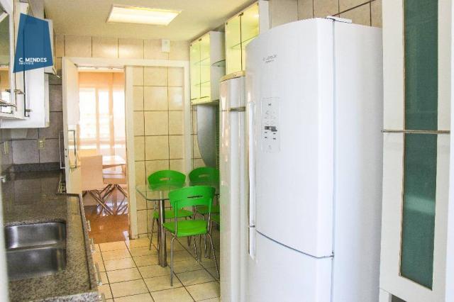 Apartamento mobiliado para locação, 130m² 3 suítes 3 vagas, Cocó, Fortaleza. - Foto 10