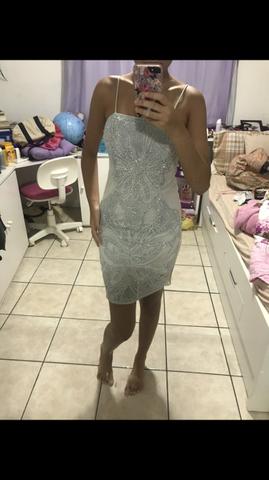 Vestido curto azul bobô - Foto 5